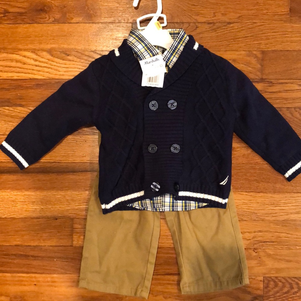 NWT- Nautica Baby Boy’s 3 piece set